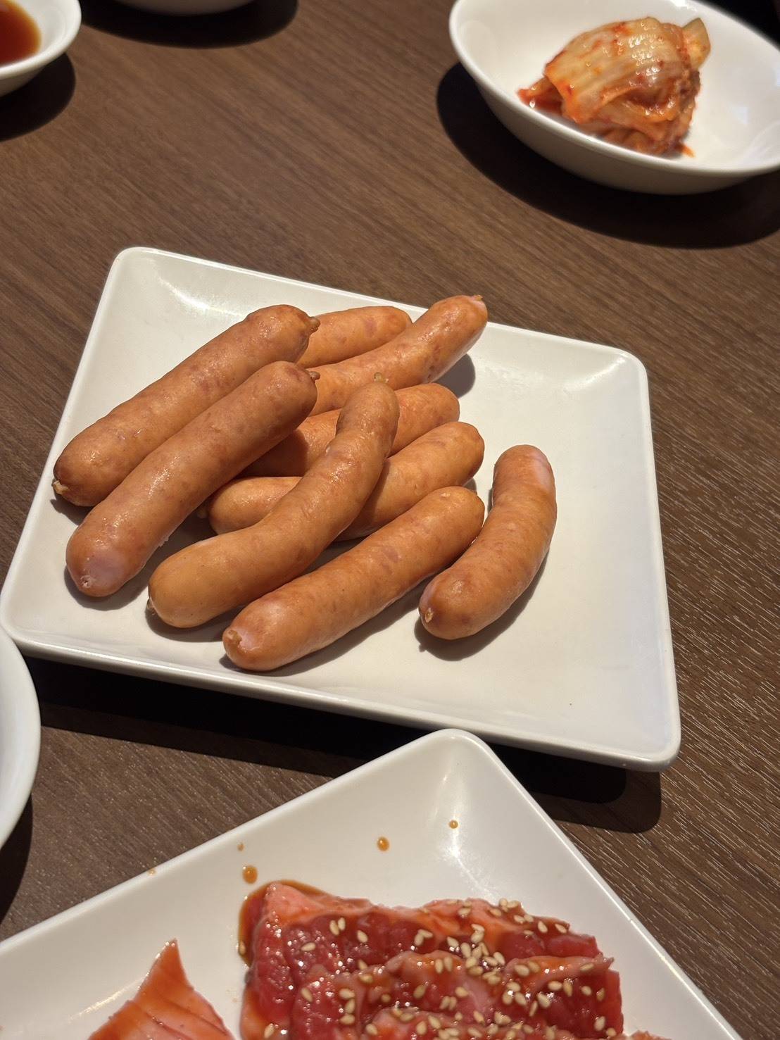 焼肉屋のウインナー