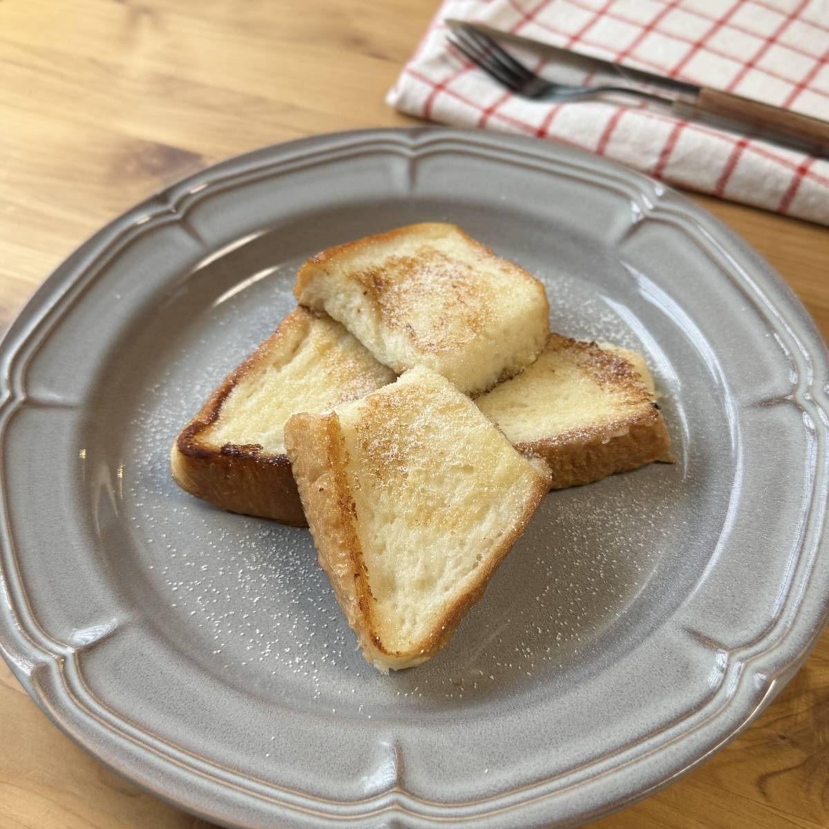 フジパン公式の「牛乳だけのふわふわフレンチトースト」のレシピ