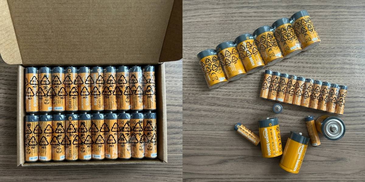 Amazonベーシック 単3形 アルカリ乾電池 20本 保存期限10年