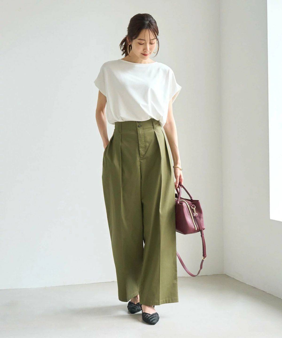ROPE' PICNIC 二の腕すっきり見えカットトップス