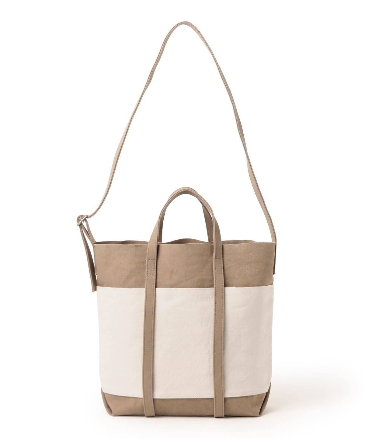 【EXCLUSIVE】 AMIACALVA / 2tone Shoulder Tote M