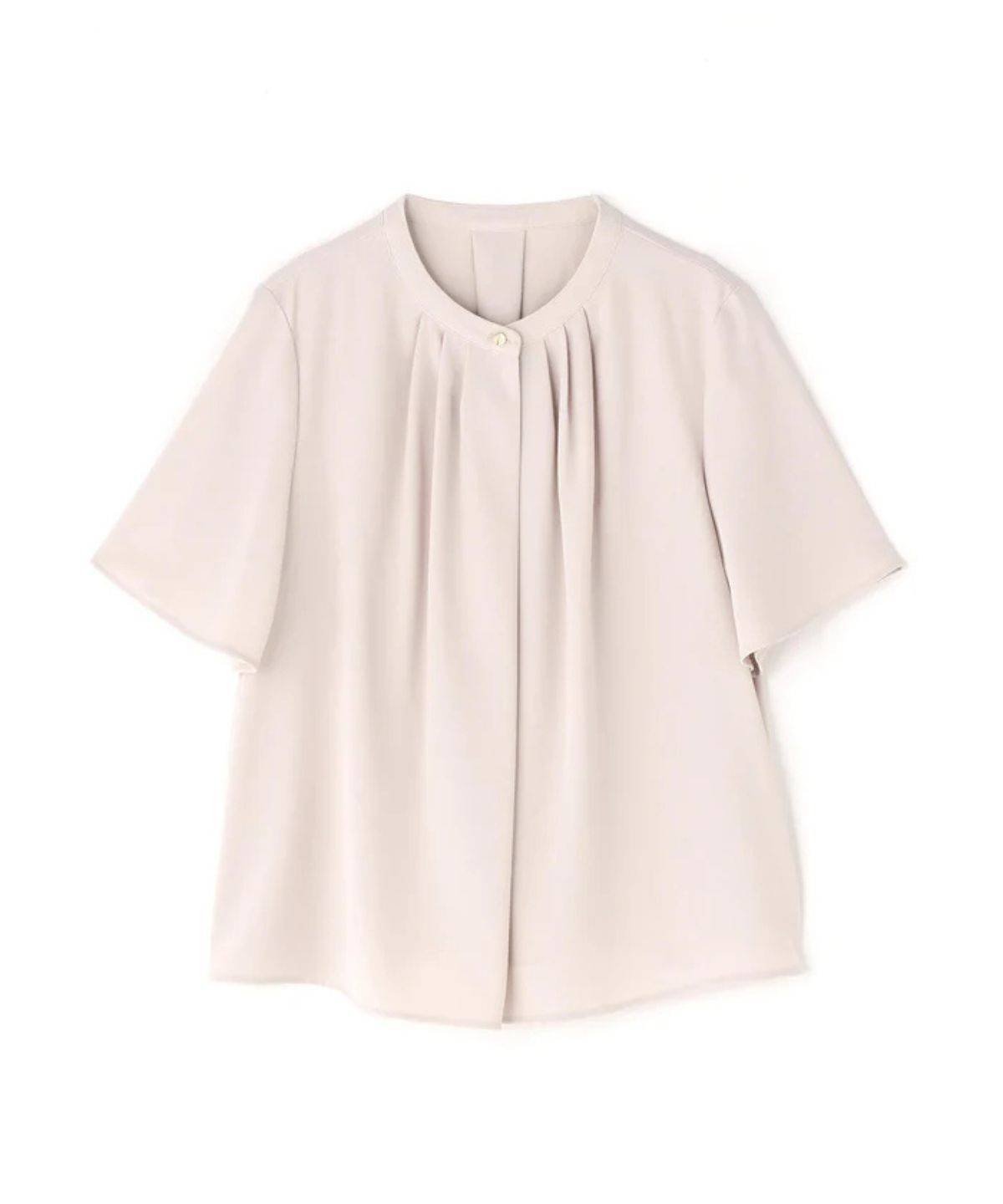 NATURAL BEAUTY BASIC フロントタックフレアスリーブブラウス