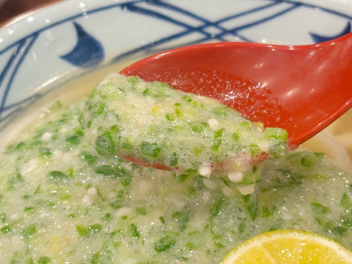 丸亀製麺「冷たーいねばとろ旨塩うどん」