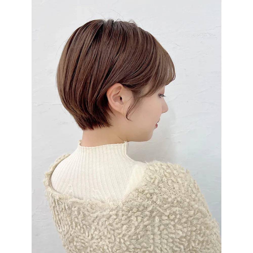 丸みのあるショートボブ