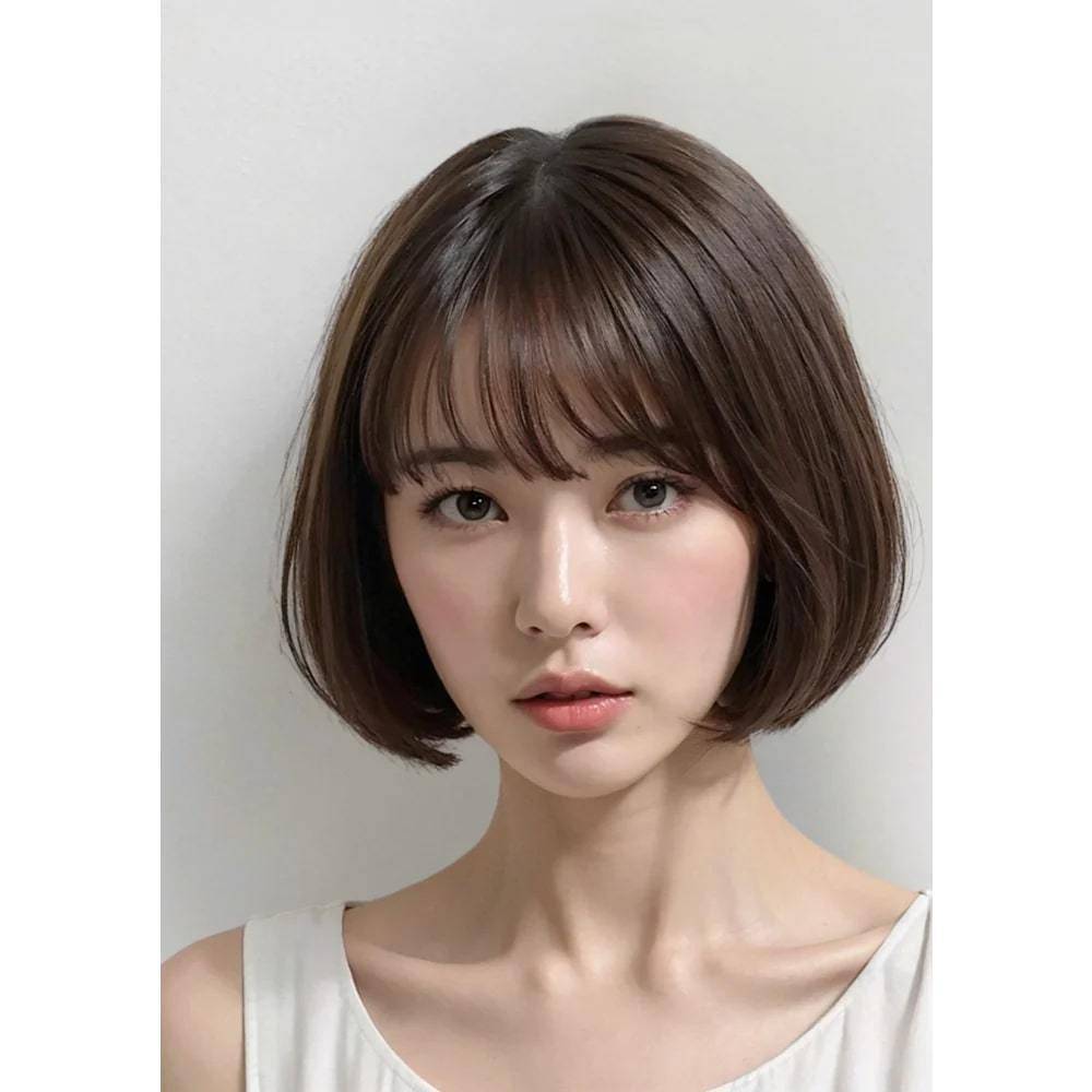 大人可愛いマッシュショートボブ