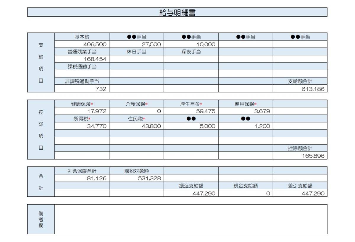 【リアル給与明細】34歳、システムエンジニアの場合 