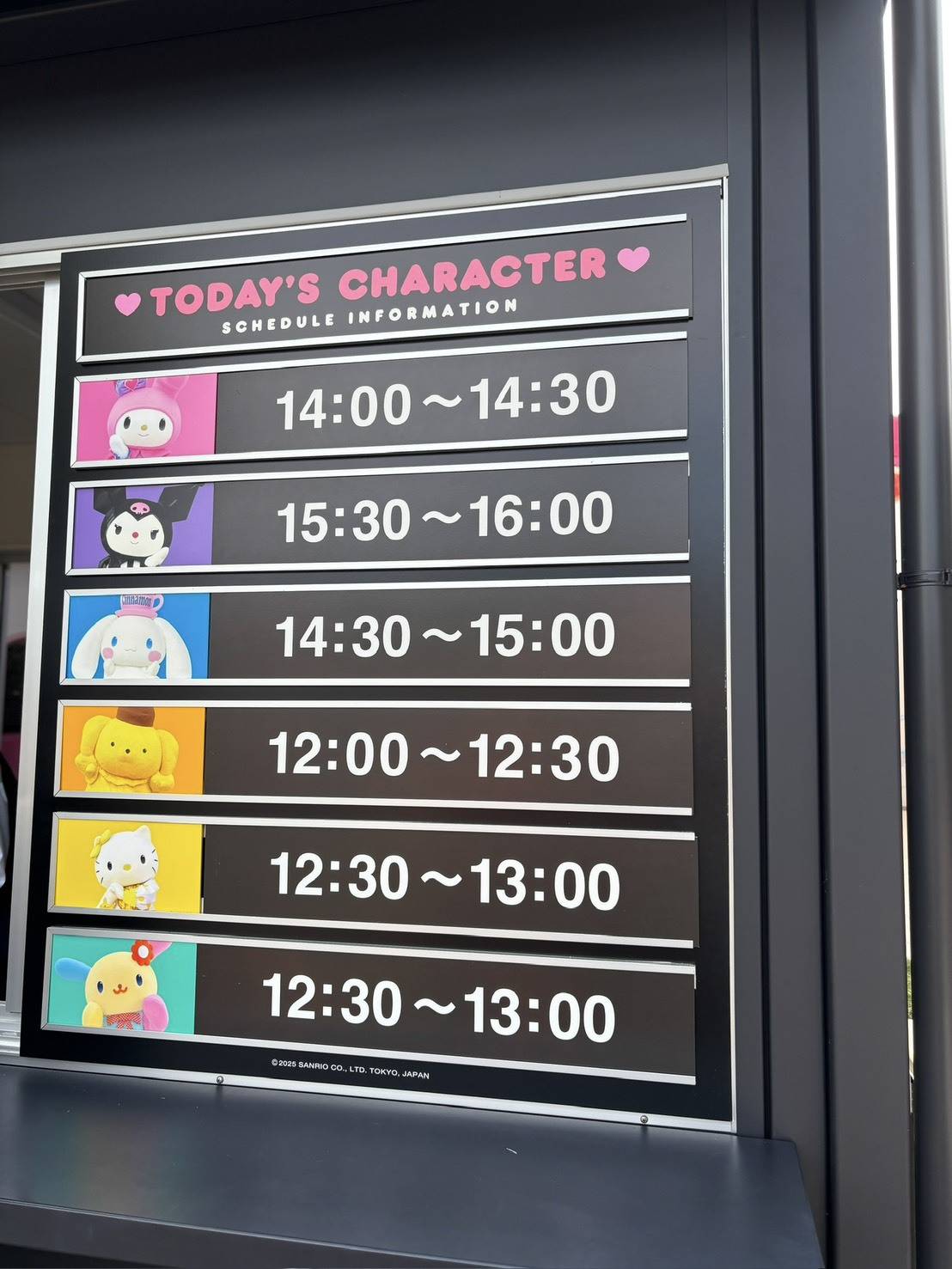 サンリオキャラクターパーク ハーモニーランド 案内板