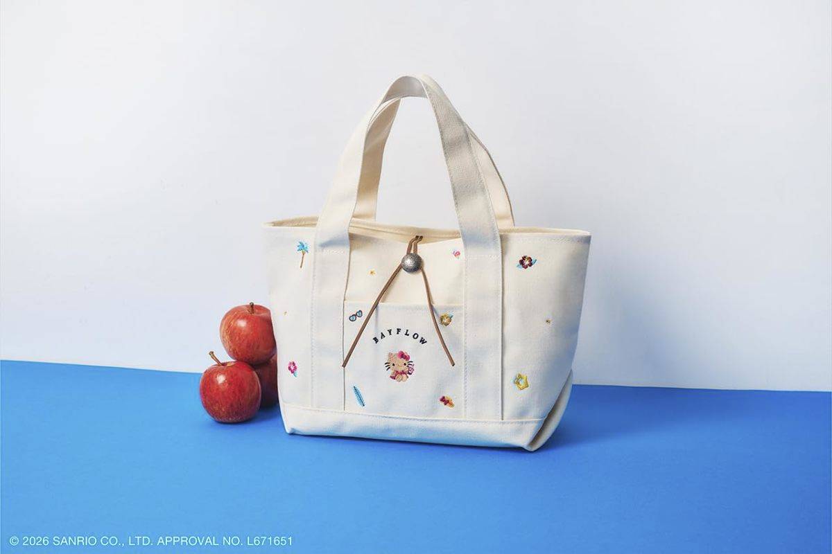 BAYFLOW × HELLO KITTY 刺繍ロゴトートバッグ BOOK