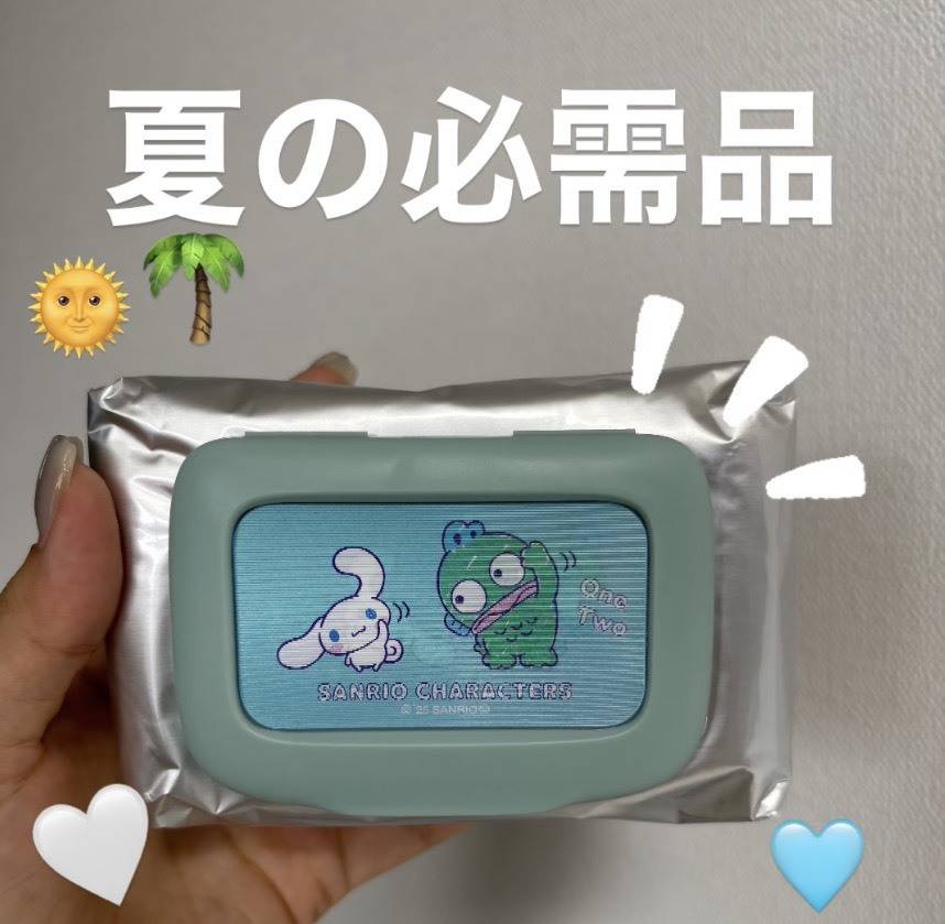 ミニサイズのウェットシートのふた