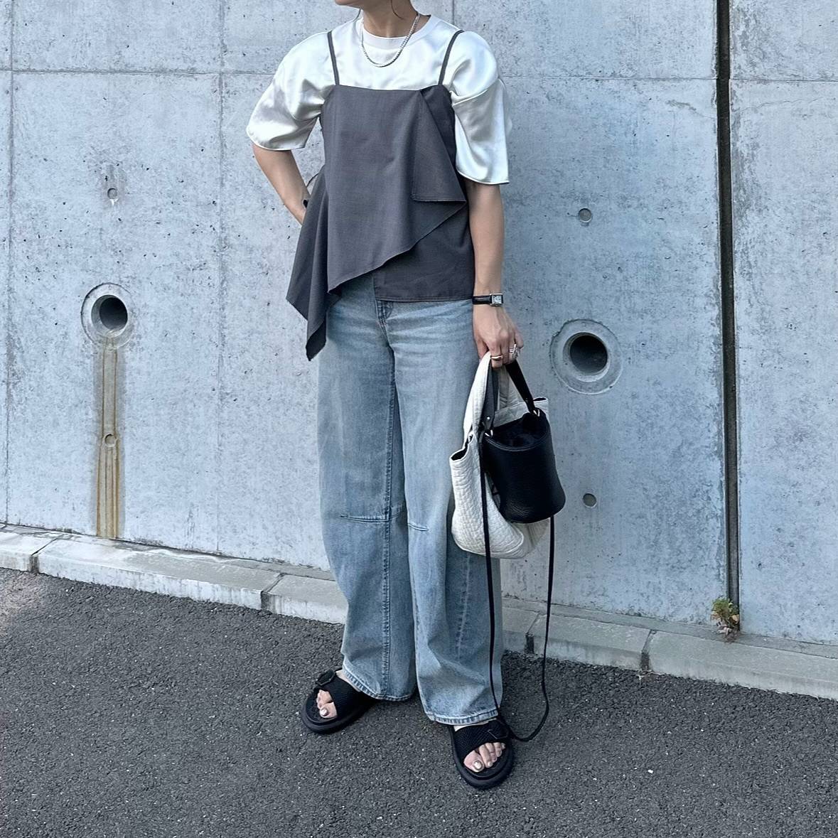 トップスの重ね着が◎