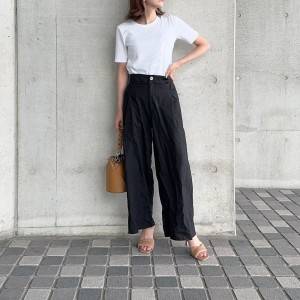 【2026年7月】夏はこう着ると、垢抜ける！シンプルなワイドパンツコーデ5選