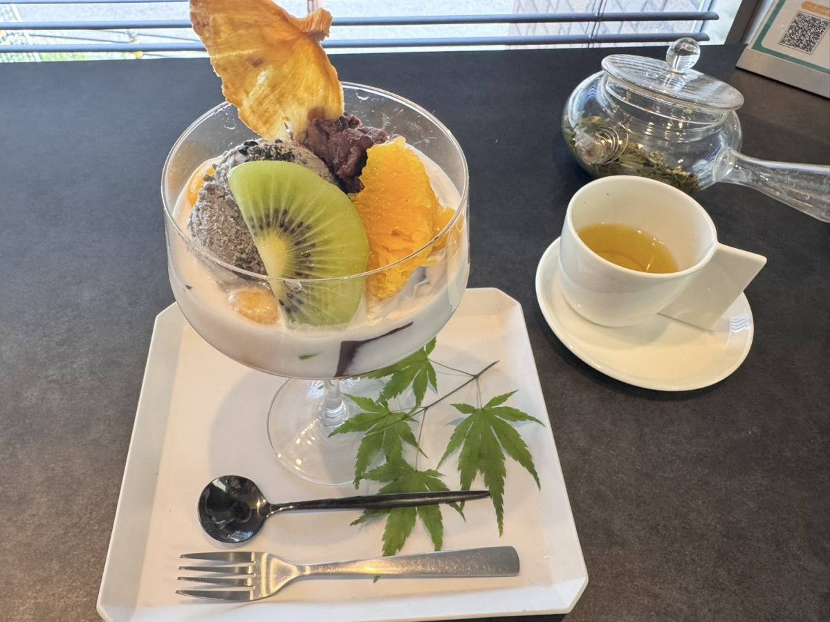 旬菓茶舎 日と時季 パフェ