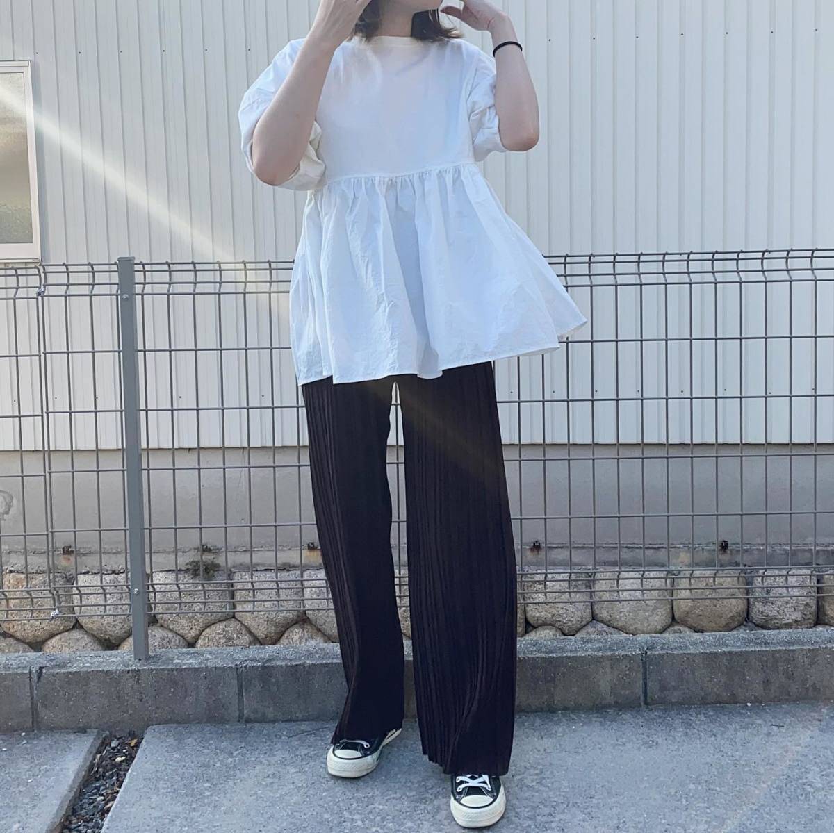 ブラウス×パンツに合わせる♪