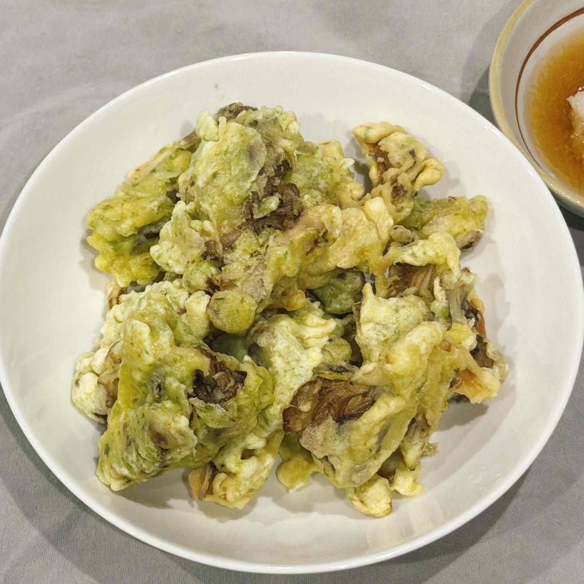 JAグループ公式の「舞茸の天ぷら」のレシピ