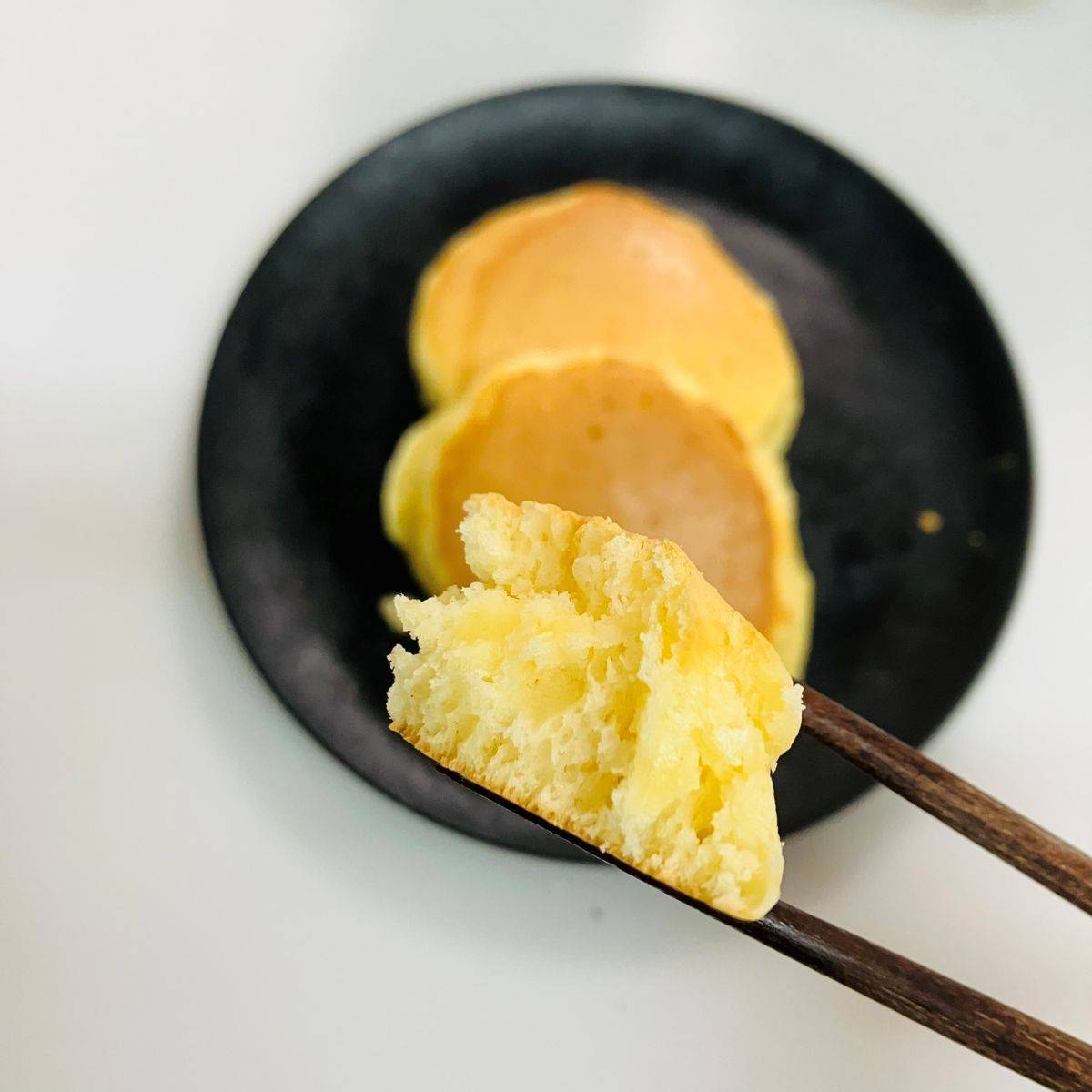 森永公式の「さっくりホットケーキ（マヨネーズ）」のレシピ