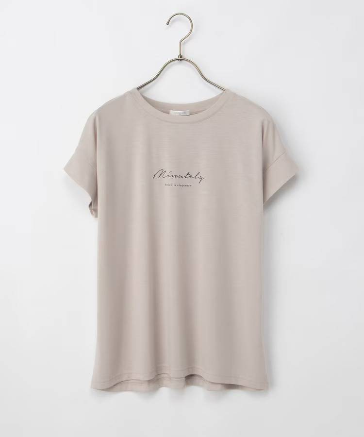 Honeys 汗ジミ軽減ロゴＴシャツ