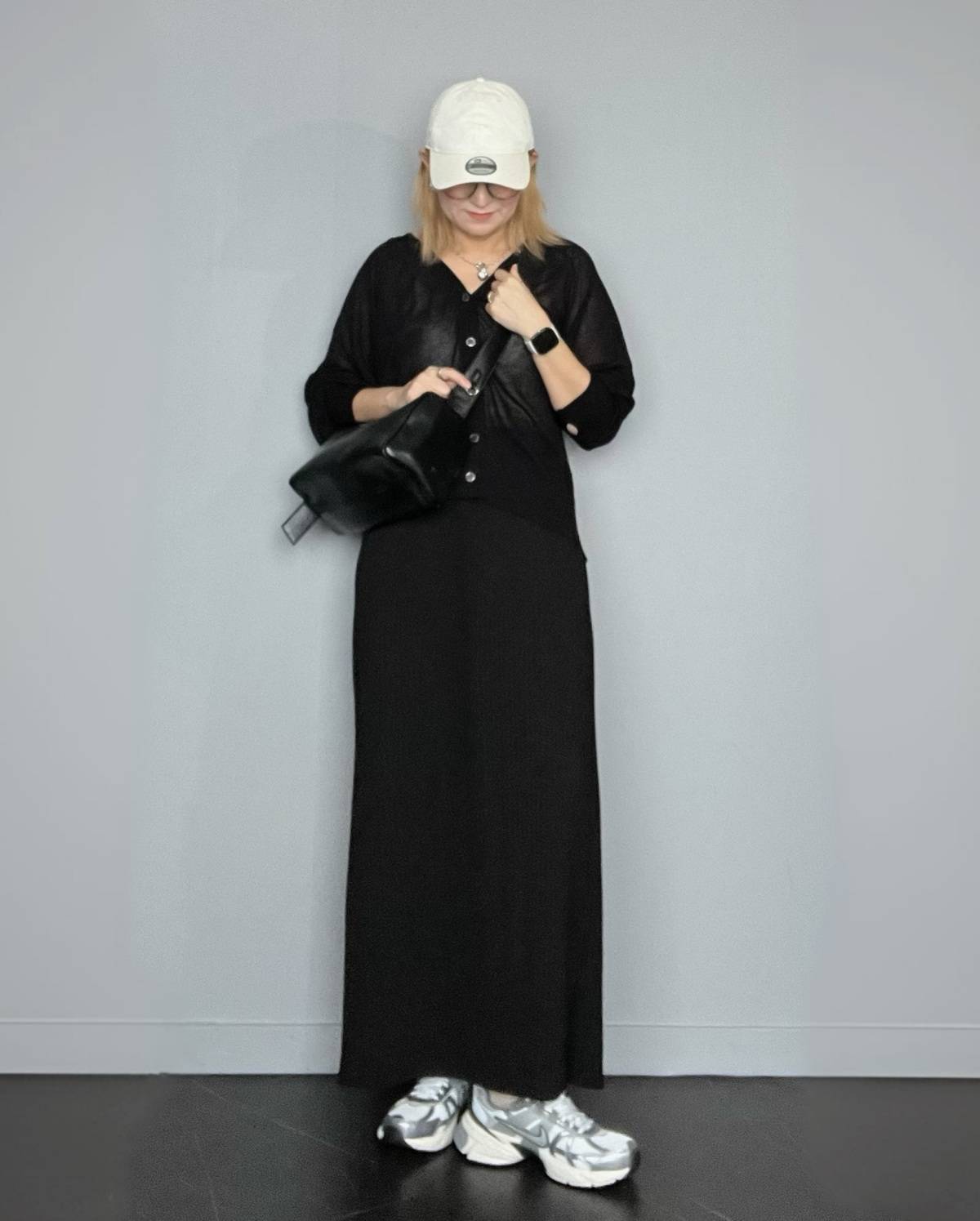 チェック柄シャツを腰巻きする！