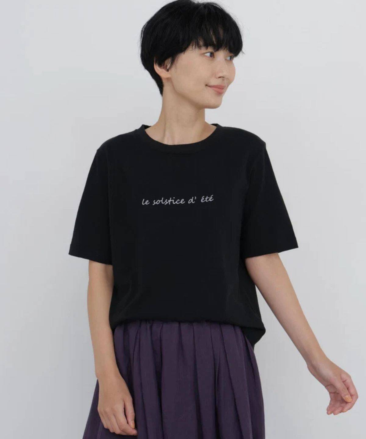 human woman メッセージロゴＴシャツ