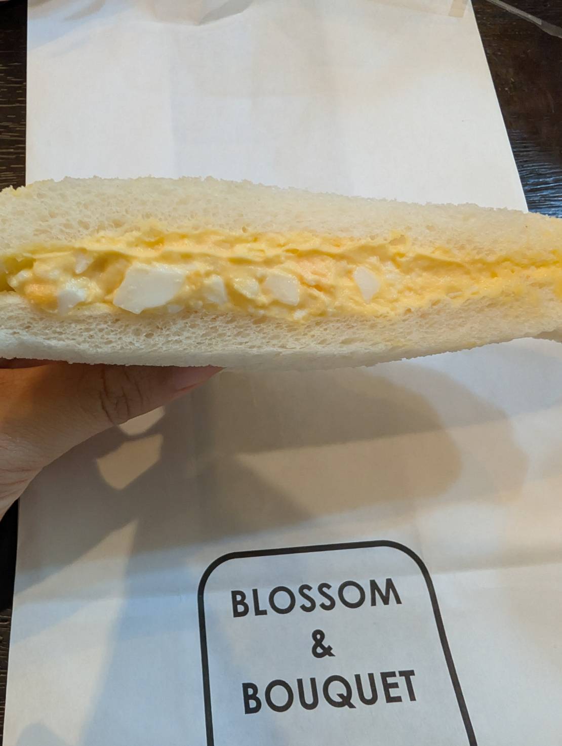 BLOSSOM & BOUQUET TOKYO イイトルミネ新宿店のたまごサンド