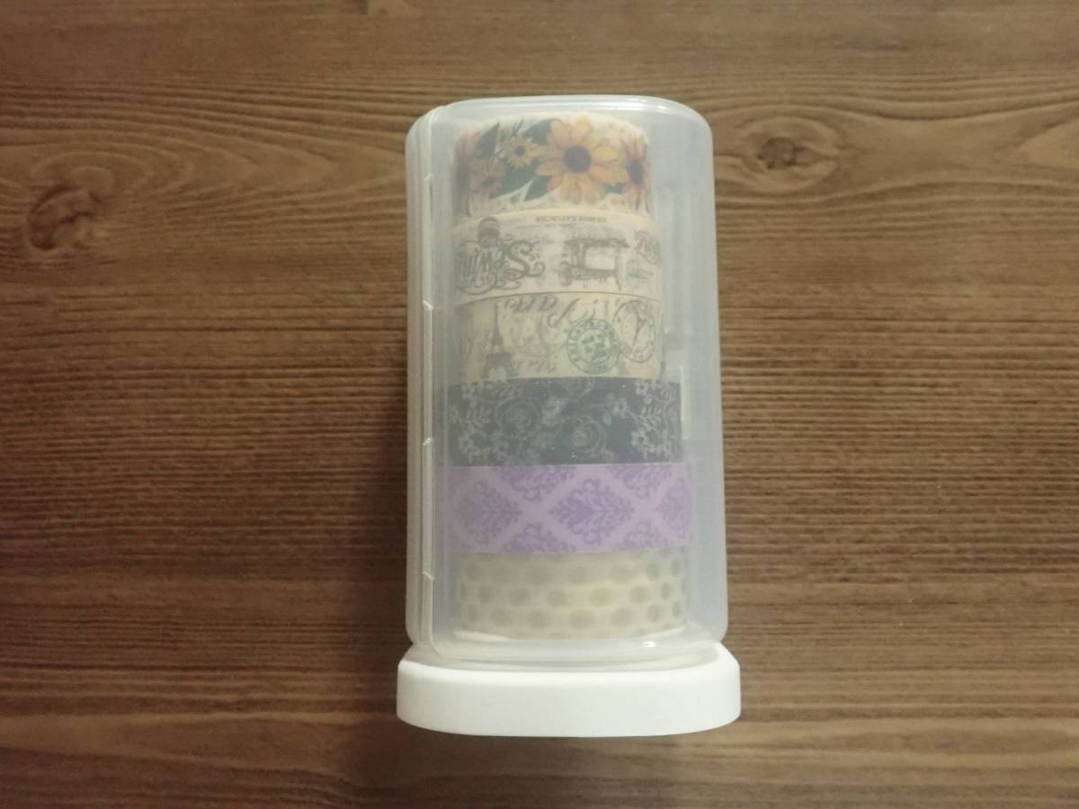 ダイソー：立てて重ねられる！マステ収納ケース