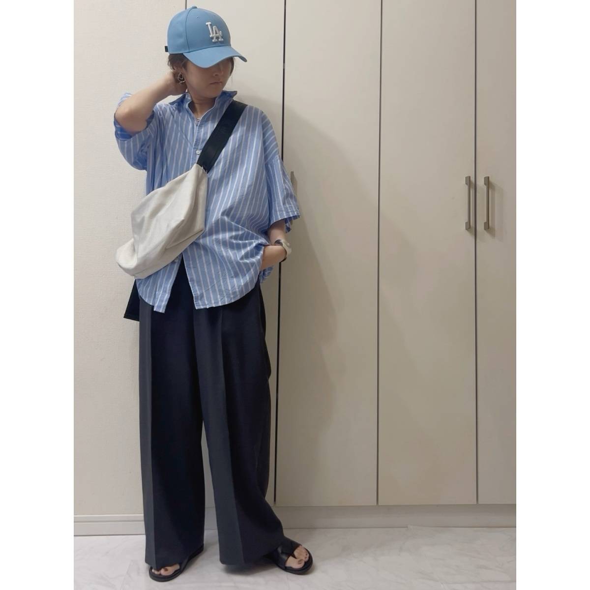 ストライプ柄のシャツを主役にする！