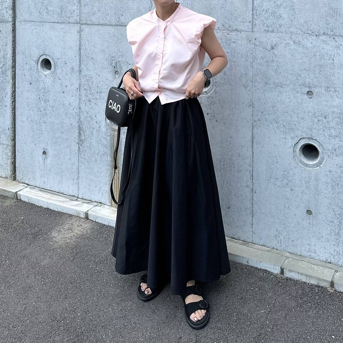 ピンク×黒の色合わせが◎