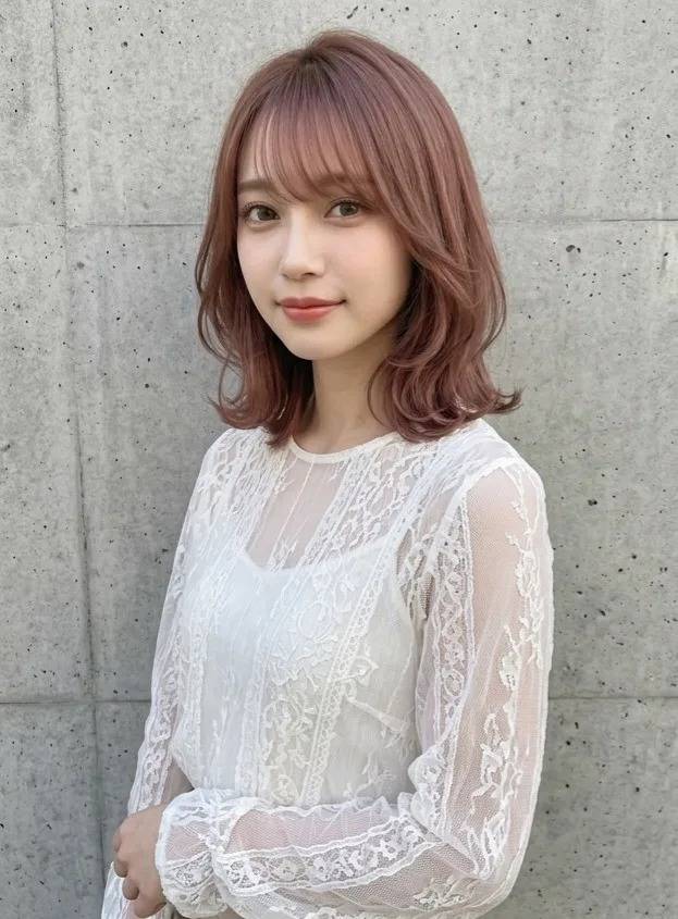 ピンクベージュ