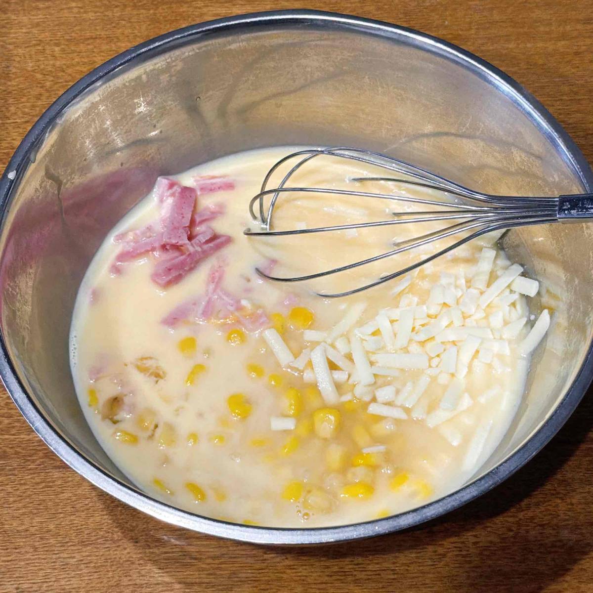森永公式の「とうきびパンケーキ」のレシピ