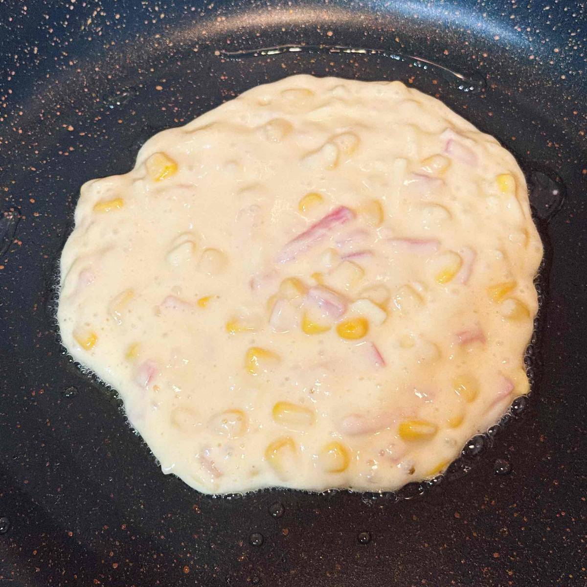 森永公式の「とうきびパンケーキ」のレシピ