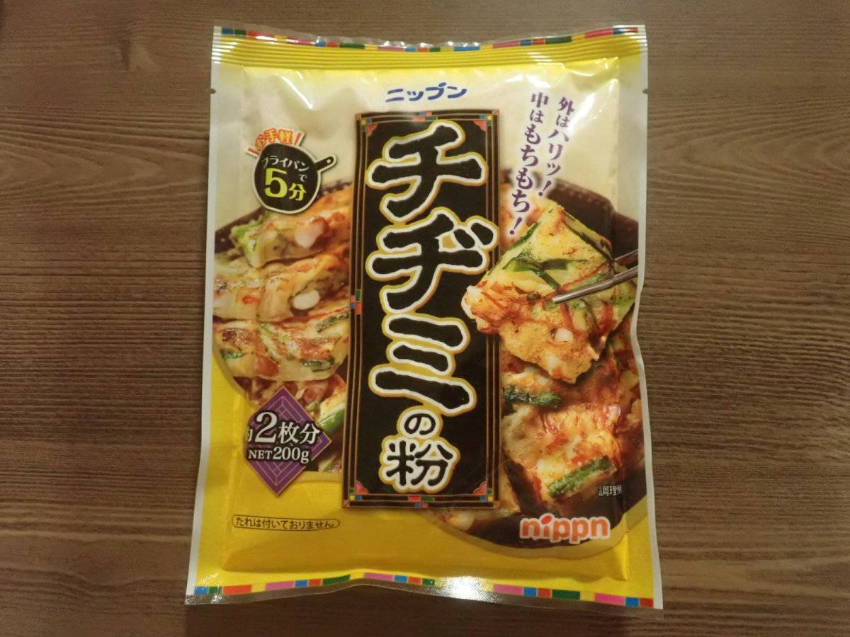ダイソー：ニップン チヂミの粉 200g