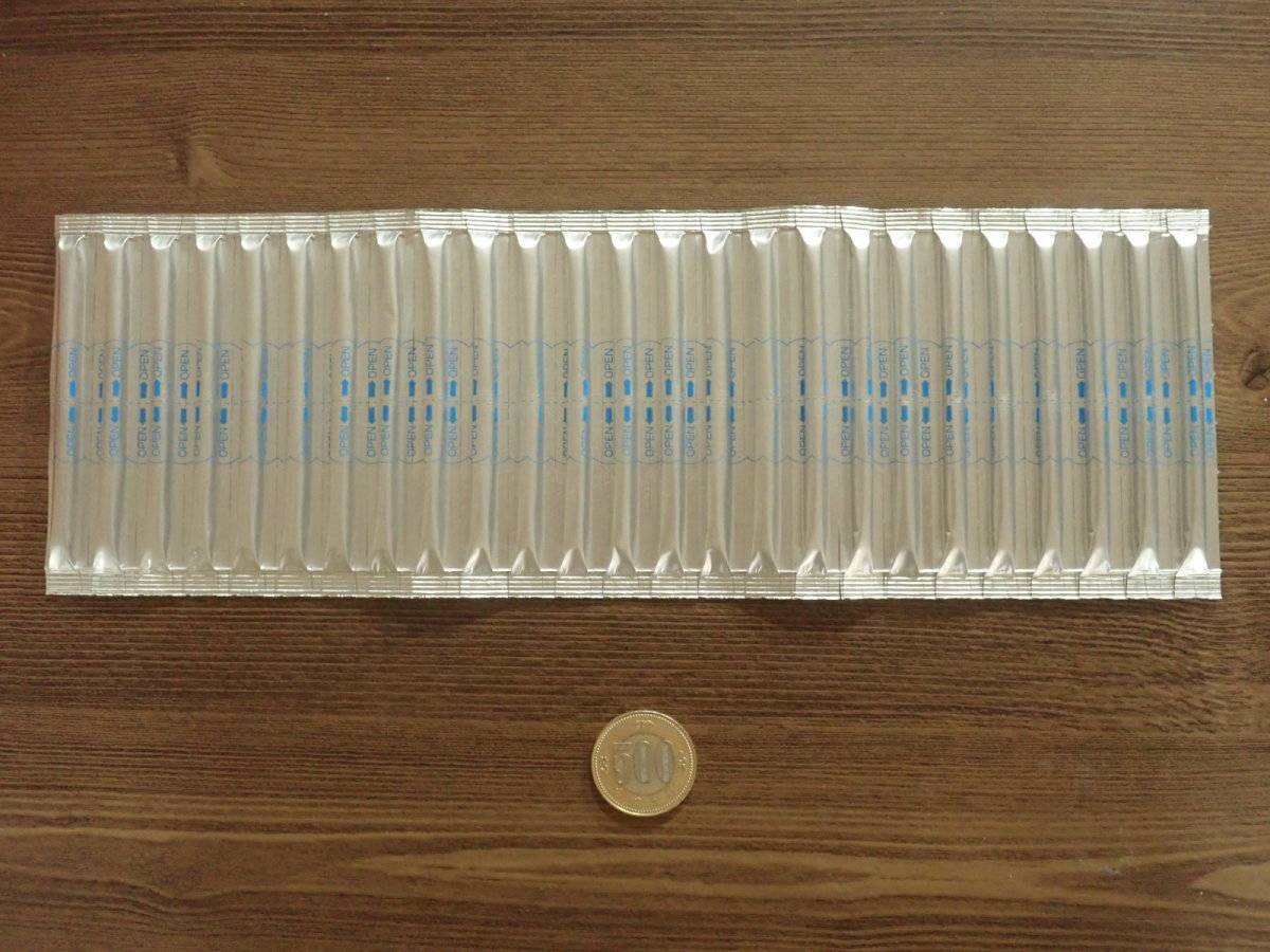 ダイソー：ぬれてる綿棒25本 1本包装