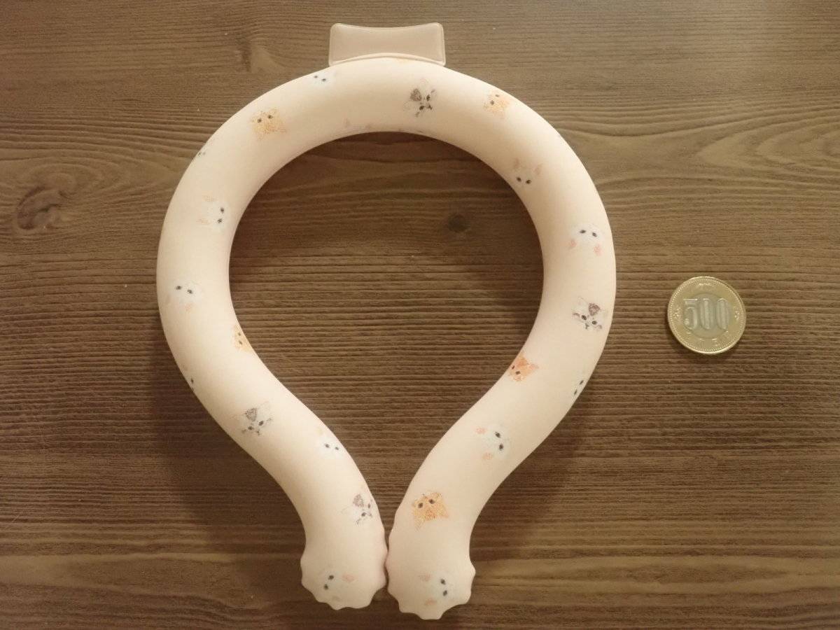 ダイソー：クールネックバンド(キャット、L)