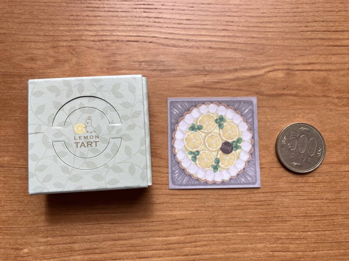 セリア：ボックス入りメモ クオッカの洋菓子店