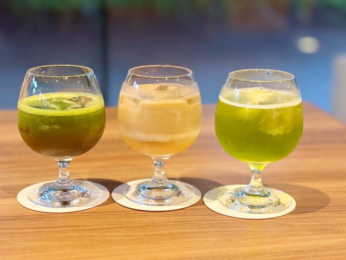 抹茶ビアガーデンのドリンク