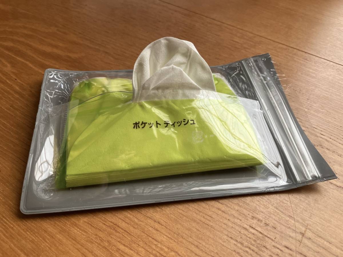セリア：ごみ入れ付きポケットティッシュケース