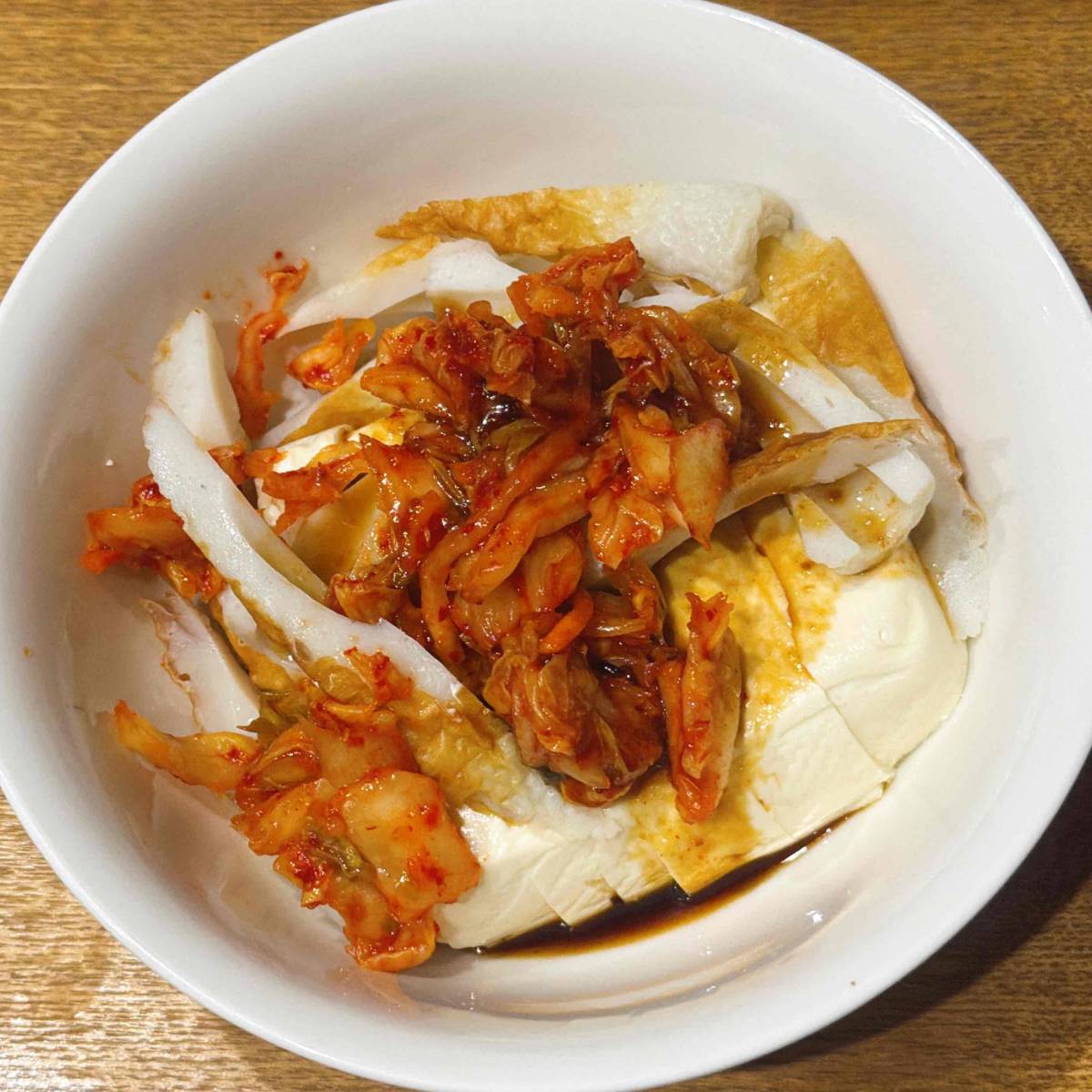 ニッスイ公式の「ピリ辛ちくわ豆腐」のレシピ