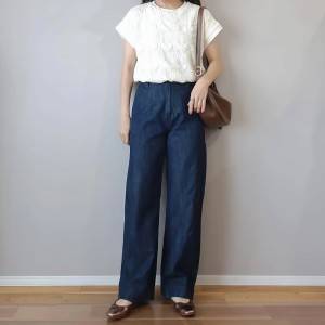【2026年8月】おばさん感ゼロ……。老け見えしないデニムパンツコーデ5選