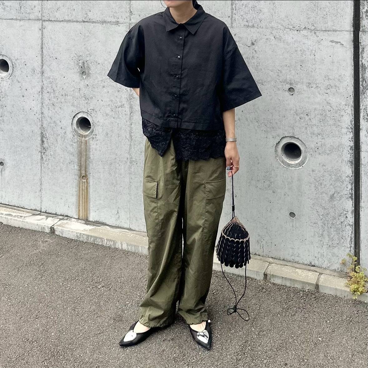 カーゴパンツを合わせる♪