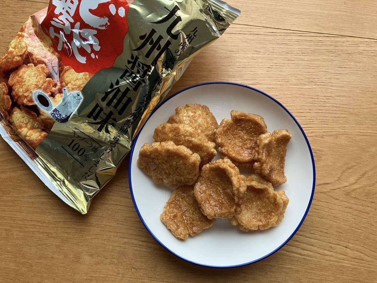 セリア：どんど揚げ九州醤油味
