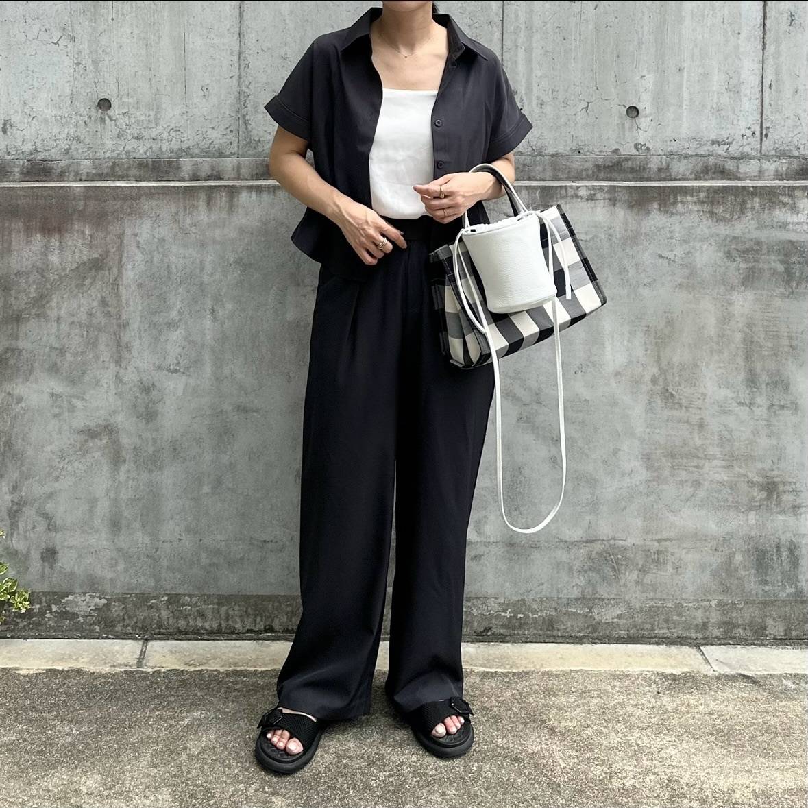 セットアップコーデが◎