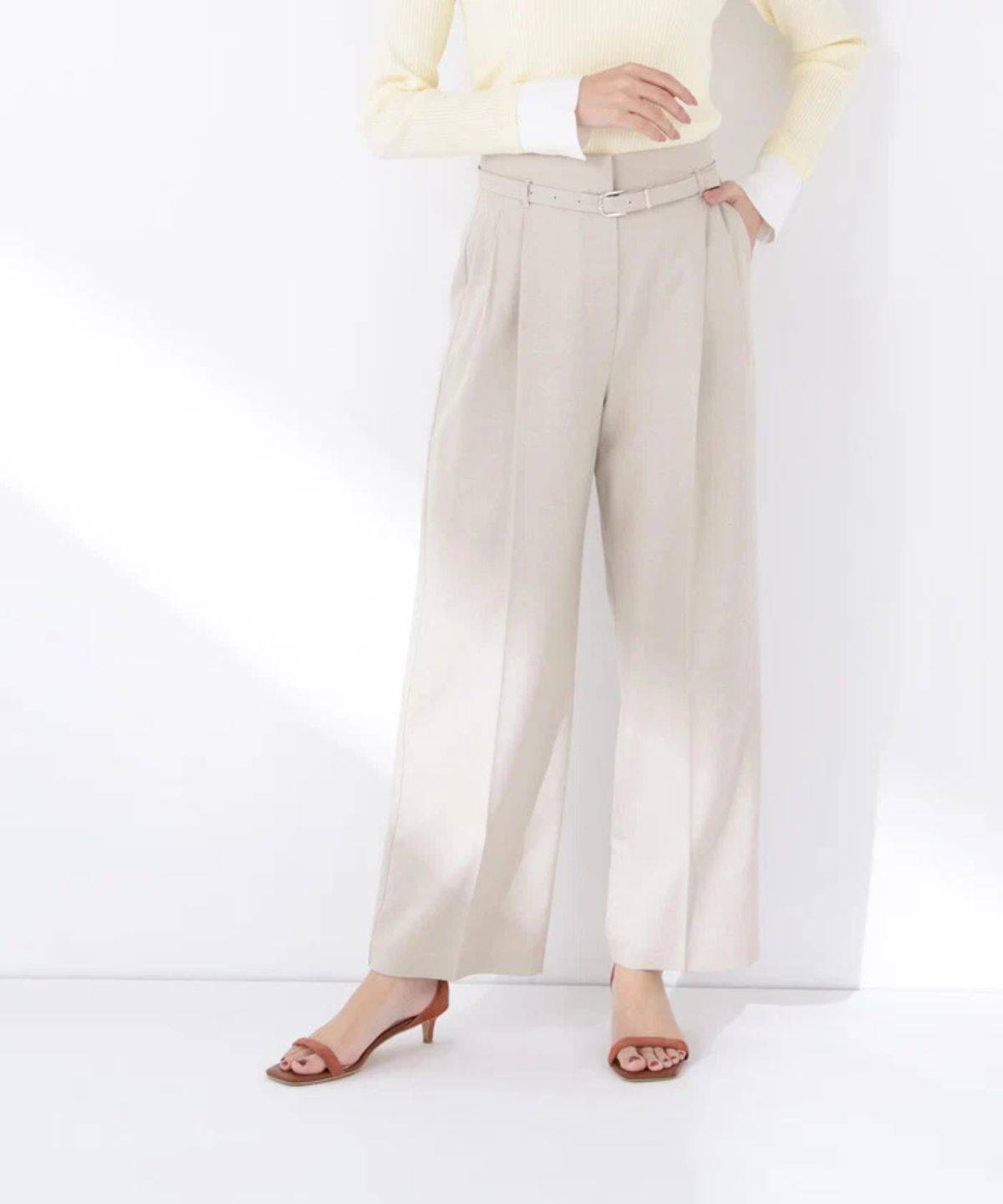 NATURAL BEAUTY BASIC はいたら沼！美脚ワイドパンツ