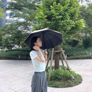 40代が選んだ夏の必需品。日陰にいるような涼しさを感じられる日傘