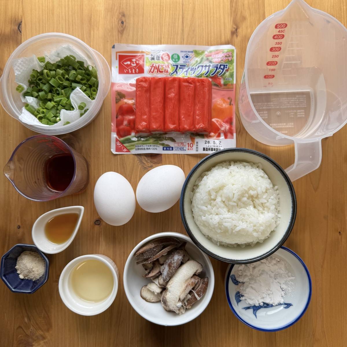 いちまさ公式の「簡単!カニ玉風ご飯」のレシピ