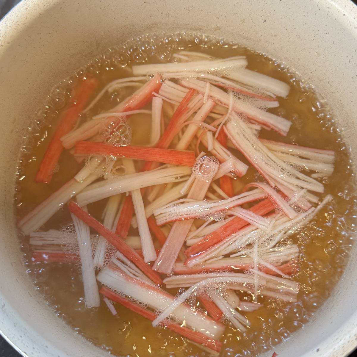 いちまさ公式の「簡単!カニ玉風ご飯」のレシピ
