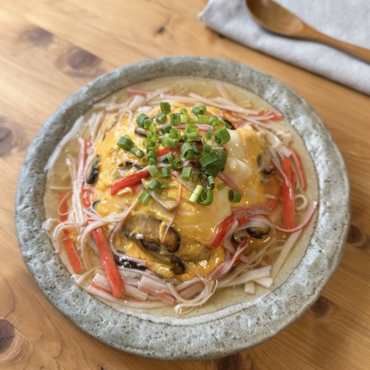 いちまさ公式の「簡単!カニ玉風ご飯」のレシピ