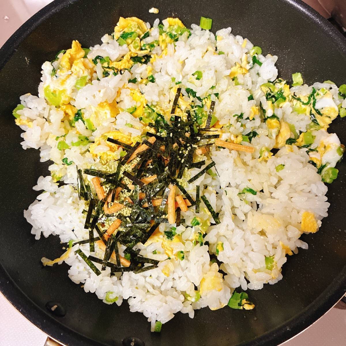 永谷園公式の「お茶づけチャーハン」のレシピ