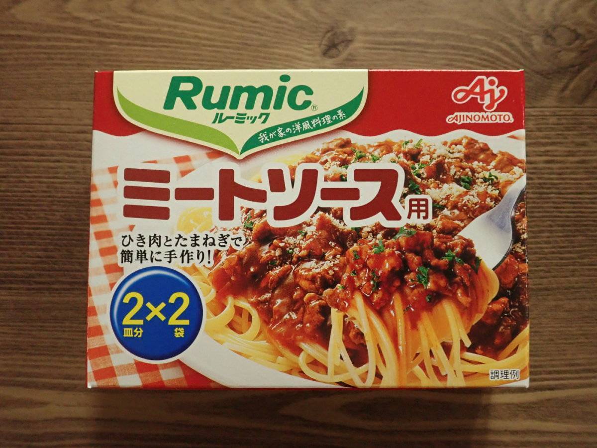 ダイソー：味の素 ルーミック ミートソース用 69g