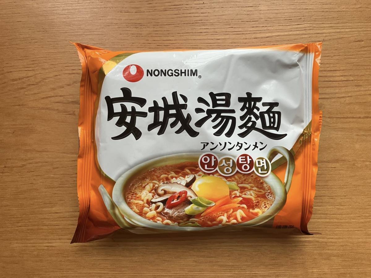 ダイソー：農心 安城湯麺 125g