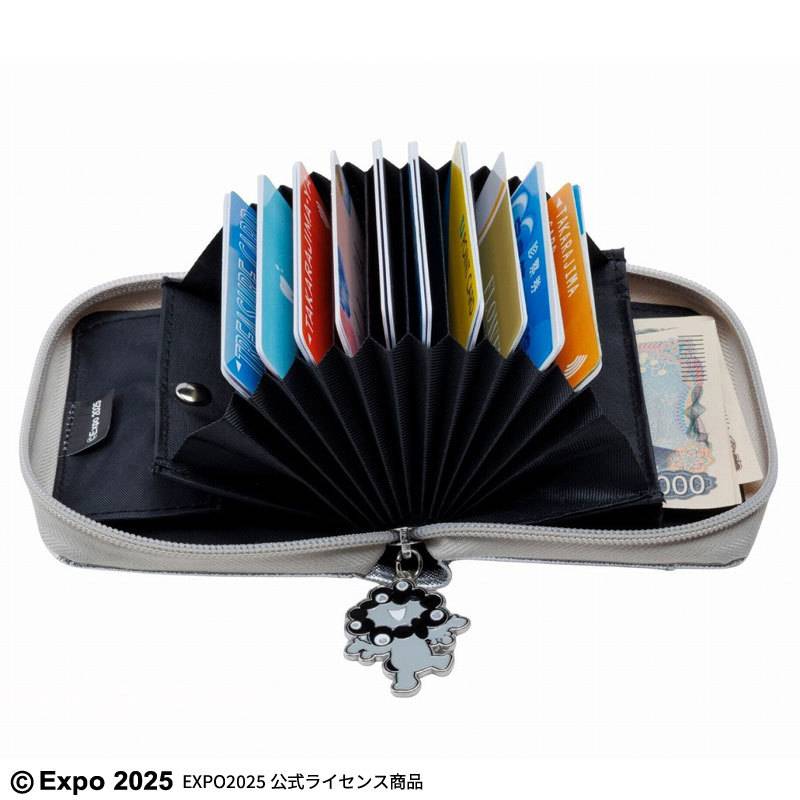 ミャクミャク ミニ財布BOOK SILVER ver.