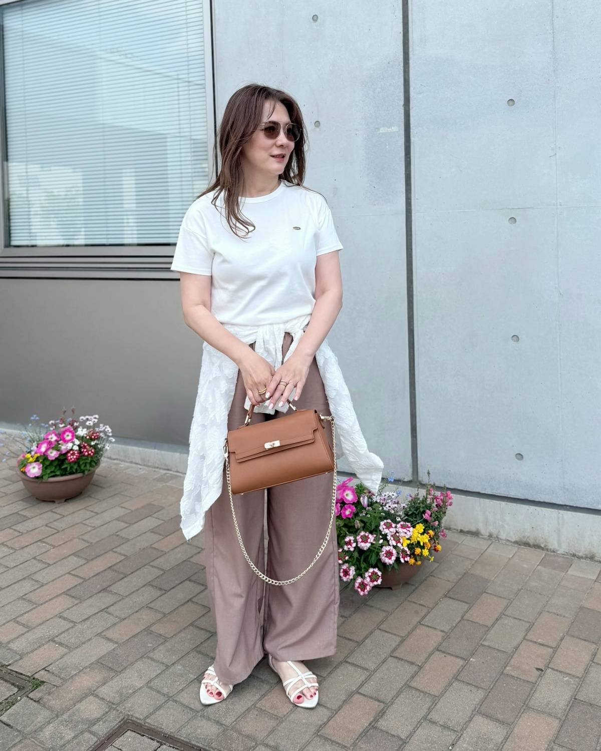 レースシャツを腰巻きする！